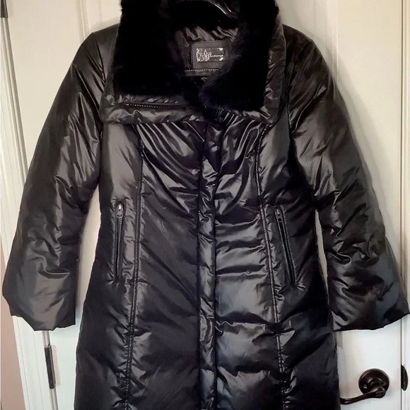 Mackage Shiny Black Puffer Coat - Picture 7 of 7